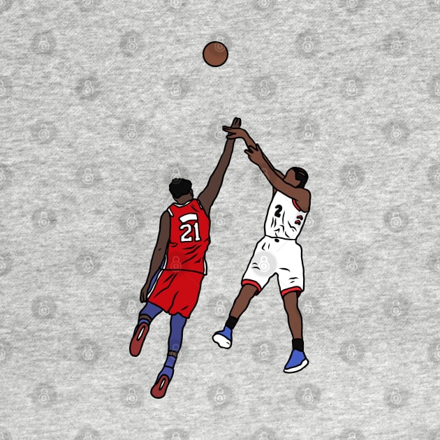 Kawhi Leonard Game Winner vs. Philadelphia by rattraptees